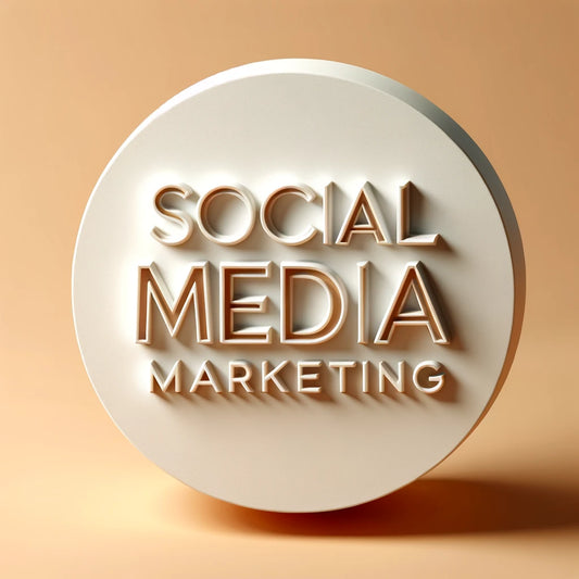 Simple and clean image with the text ‘Social Media Marketing’ prominently displayed on a solid background. The text is in a bold, modern font, easily readable and visually appealing.