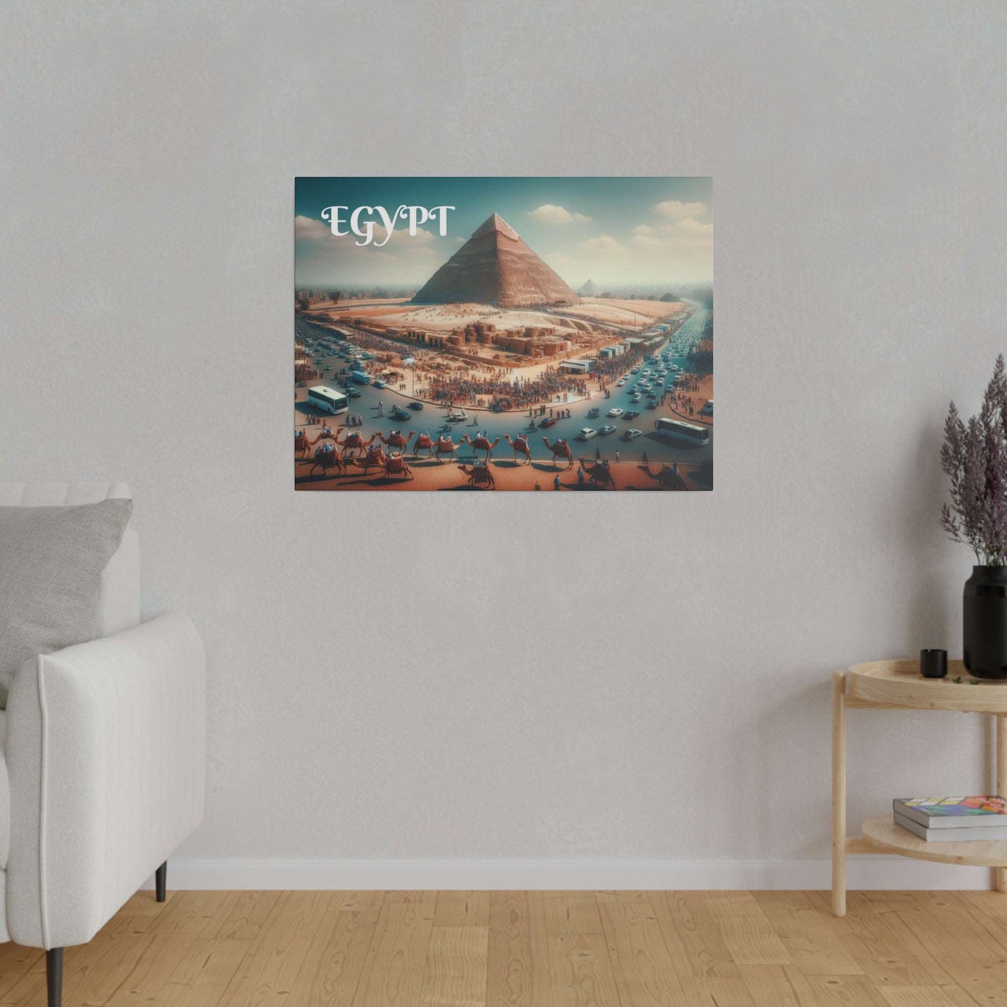 The Great Pyramids of Giza Canvas Art