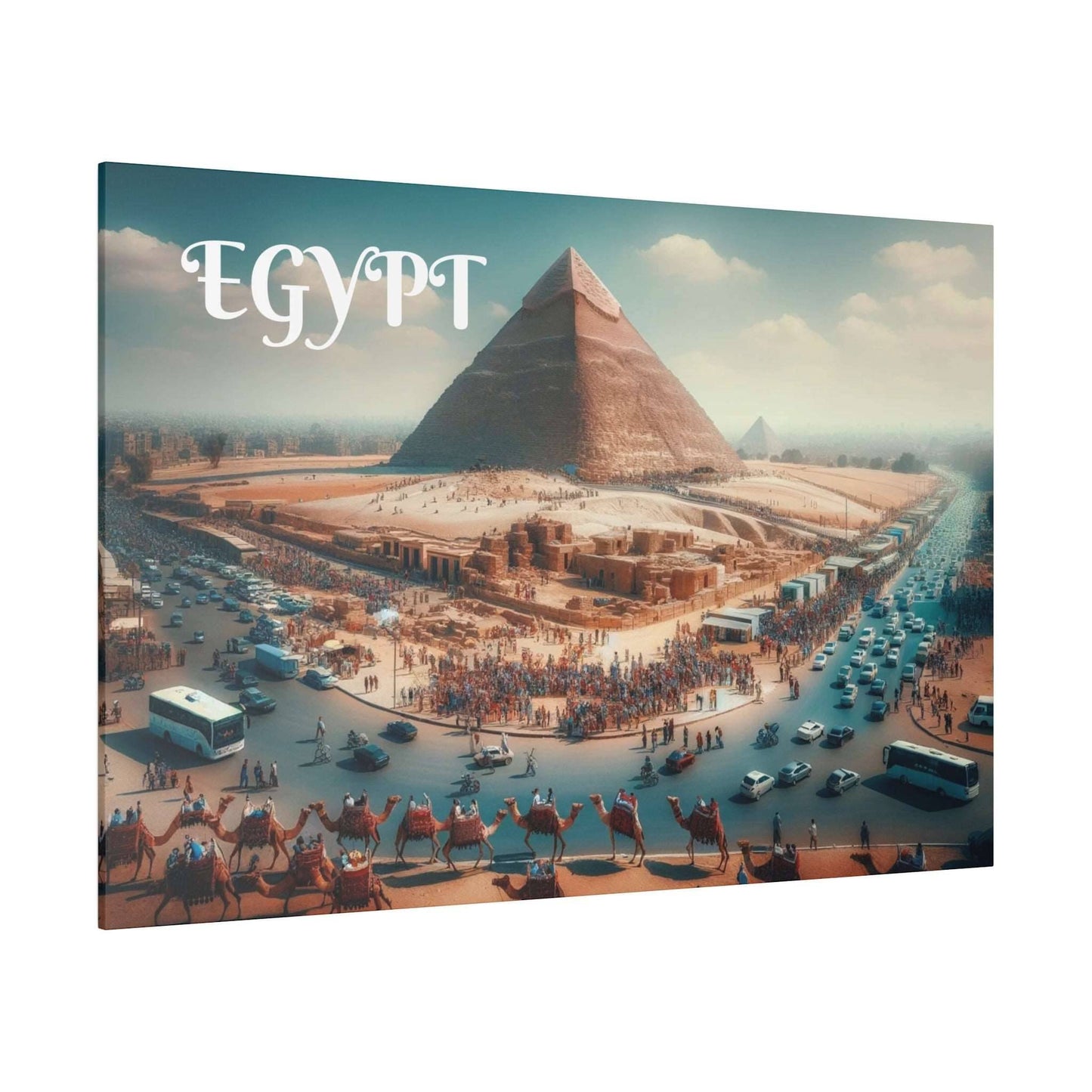The Great Pyramids of Giza Canvas Art