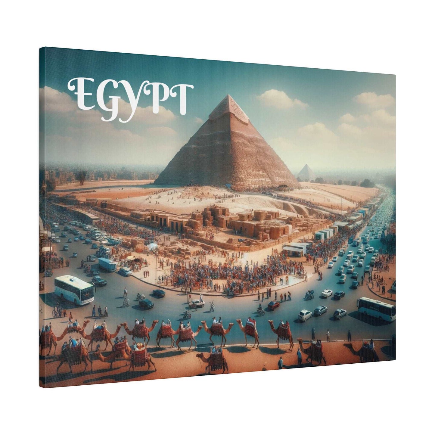 The Great Pyramids of Giza Canvas Art