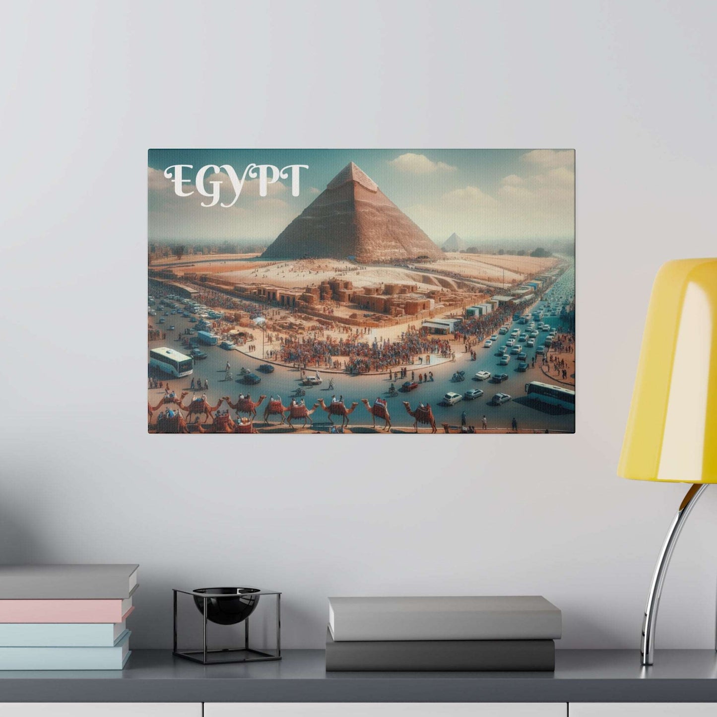 The Great Pyramids of Giza Canvas Art