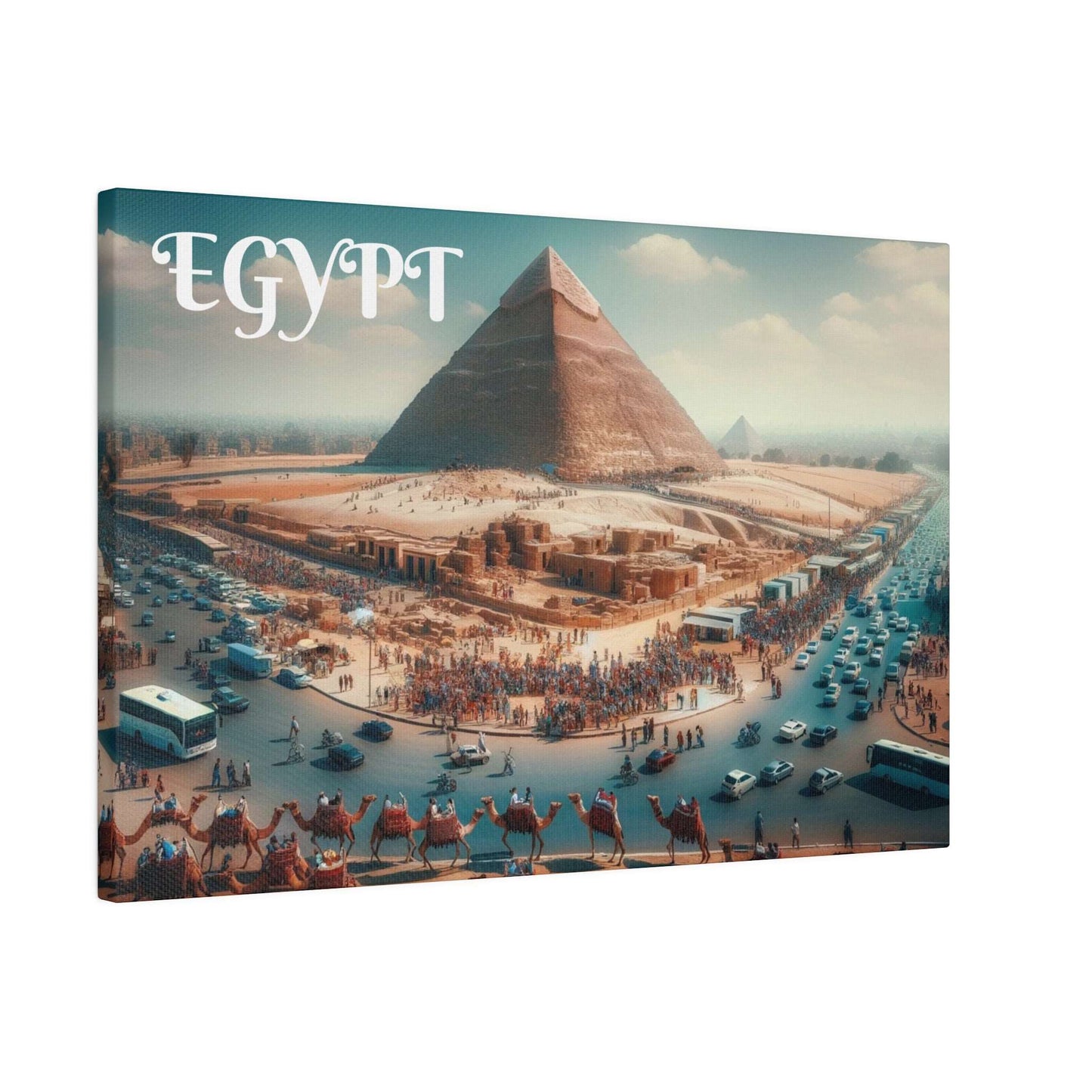 The Great Pyramids of Giza Canvas Art