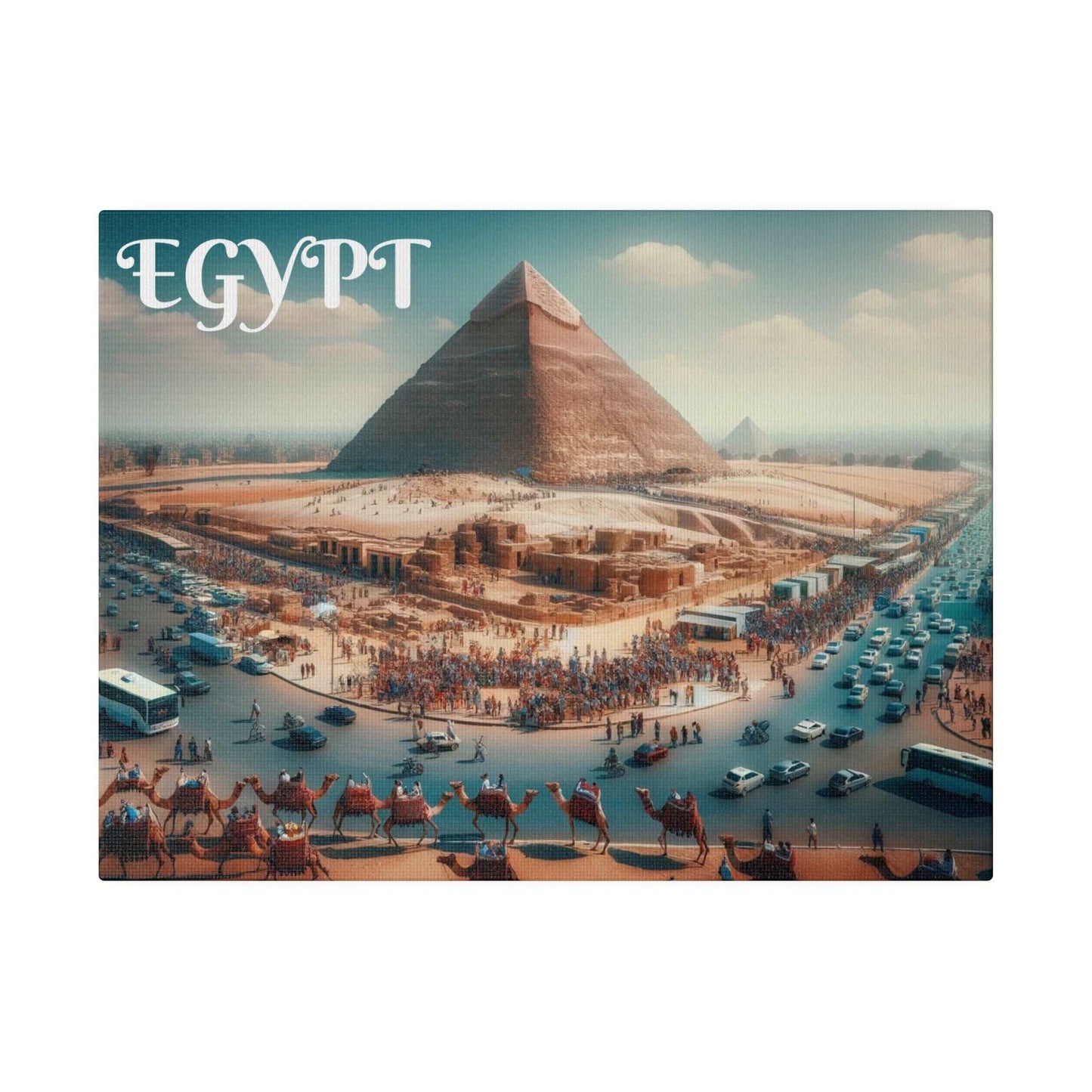 The Great Pyramids of Giza Canvas Art