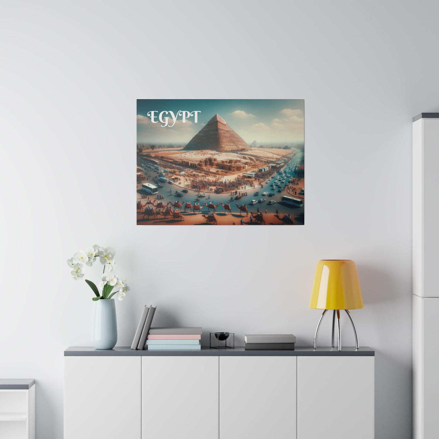 The Great Pyramids of Giza Canvas Art