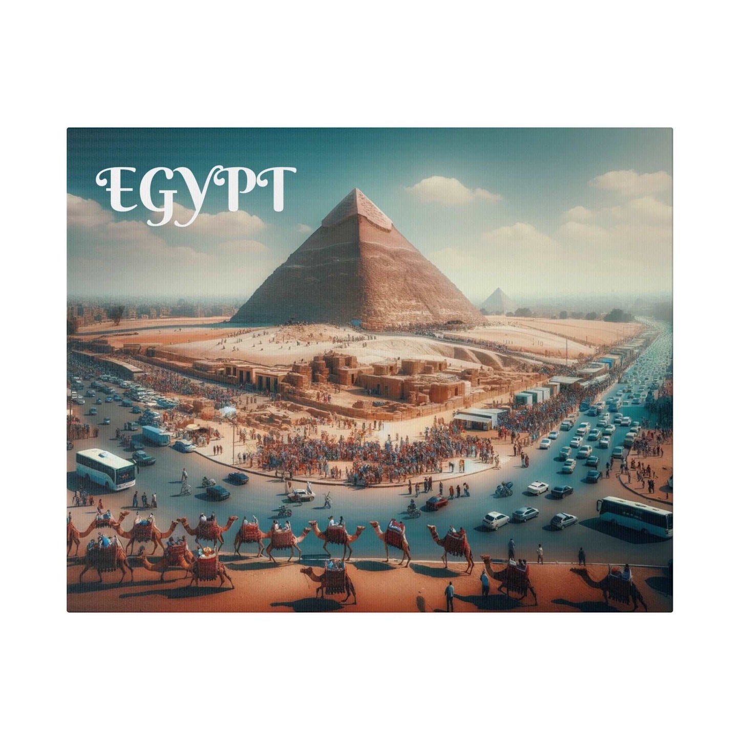 The Great Pyramids of Giza Canvas Art
