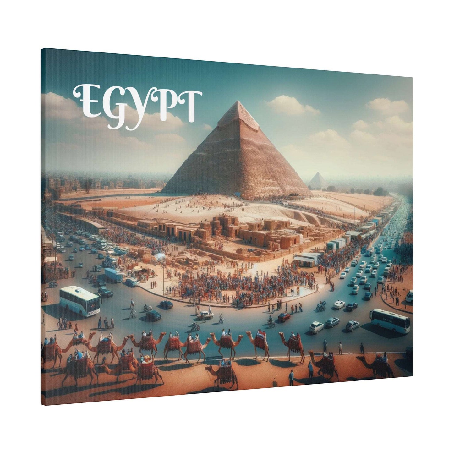 The Great Pyramids of Giza Canvas Art