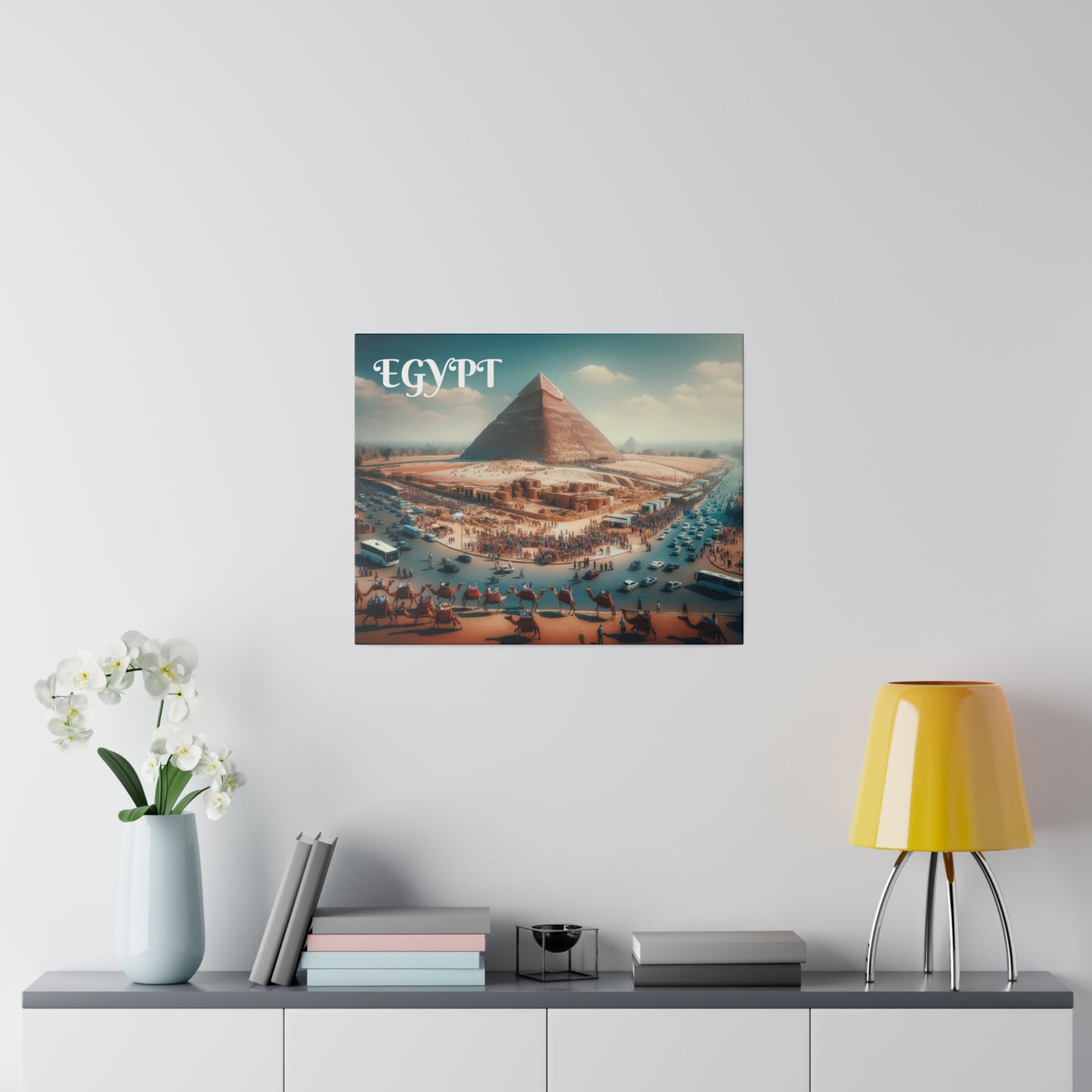 The Great Pyramids of Giza Canvas Art