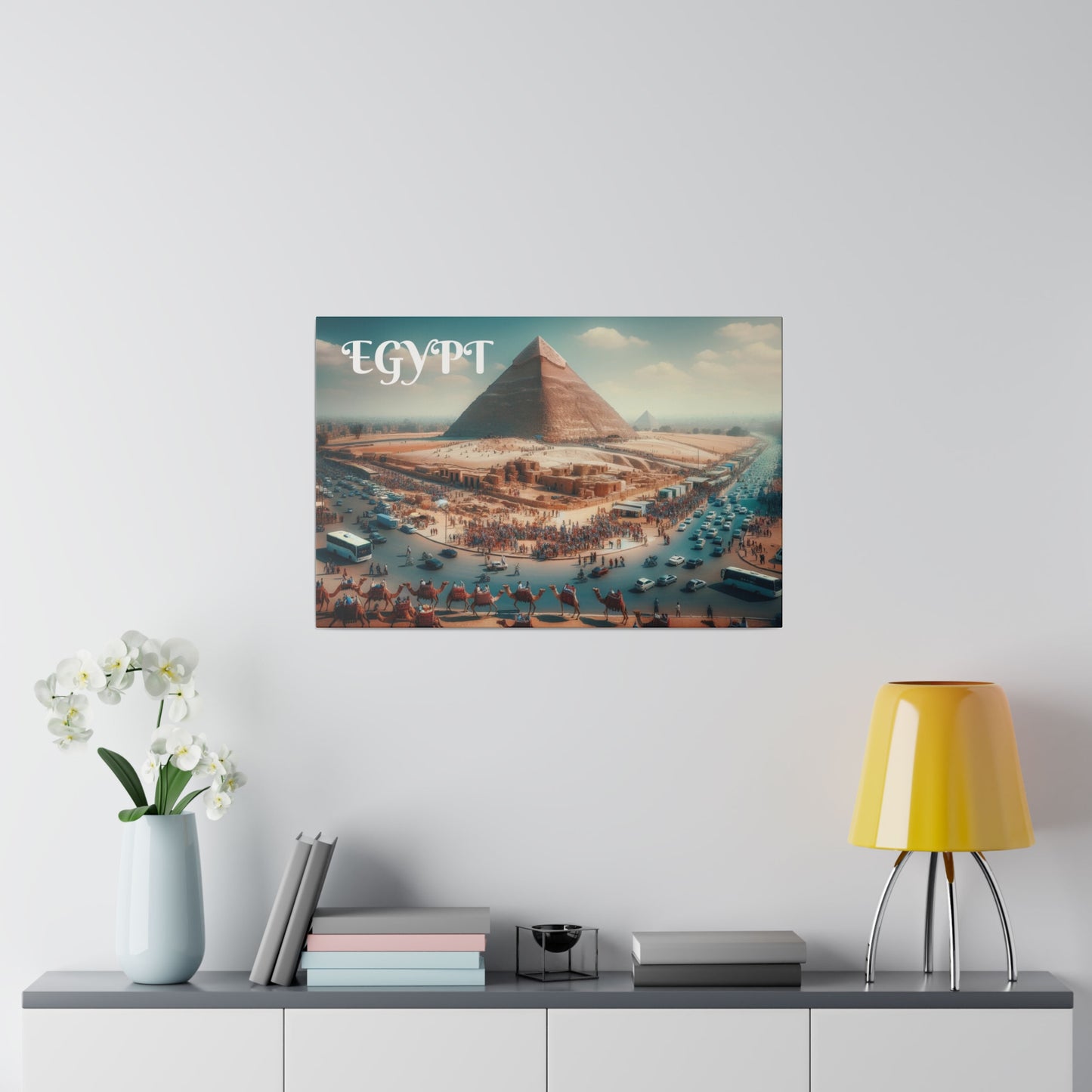 The Great Pyramids of Giza Canvas Art