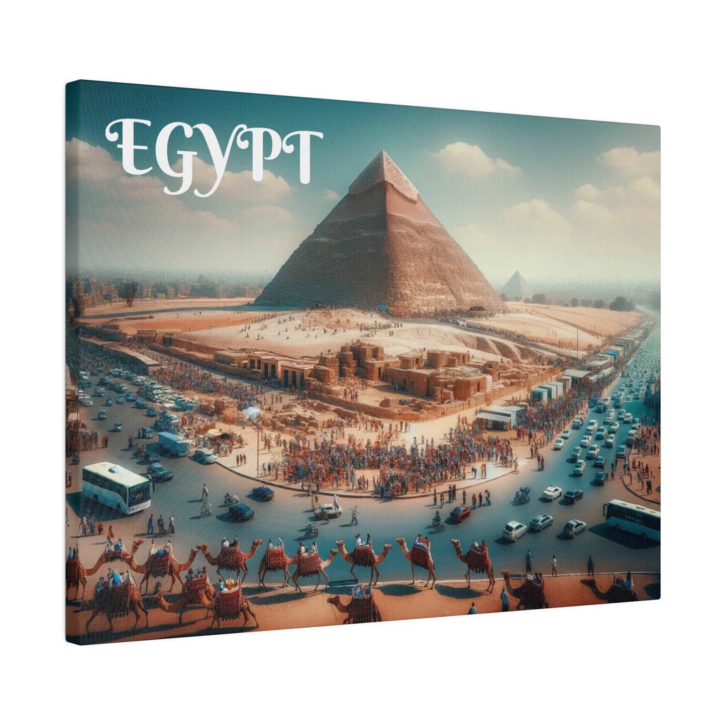 The Great Pyramids of Giza Canvas Art