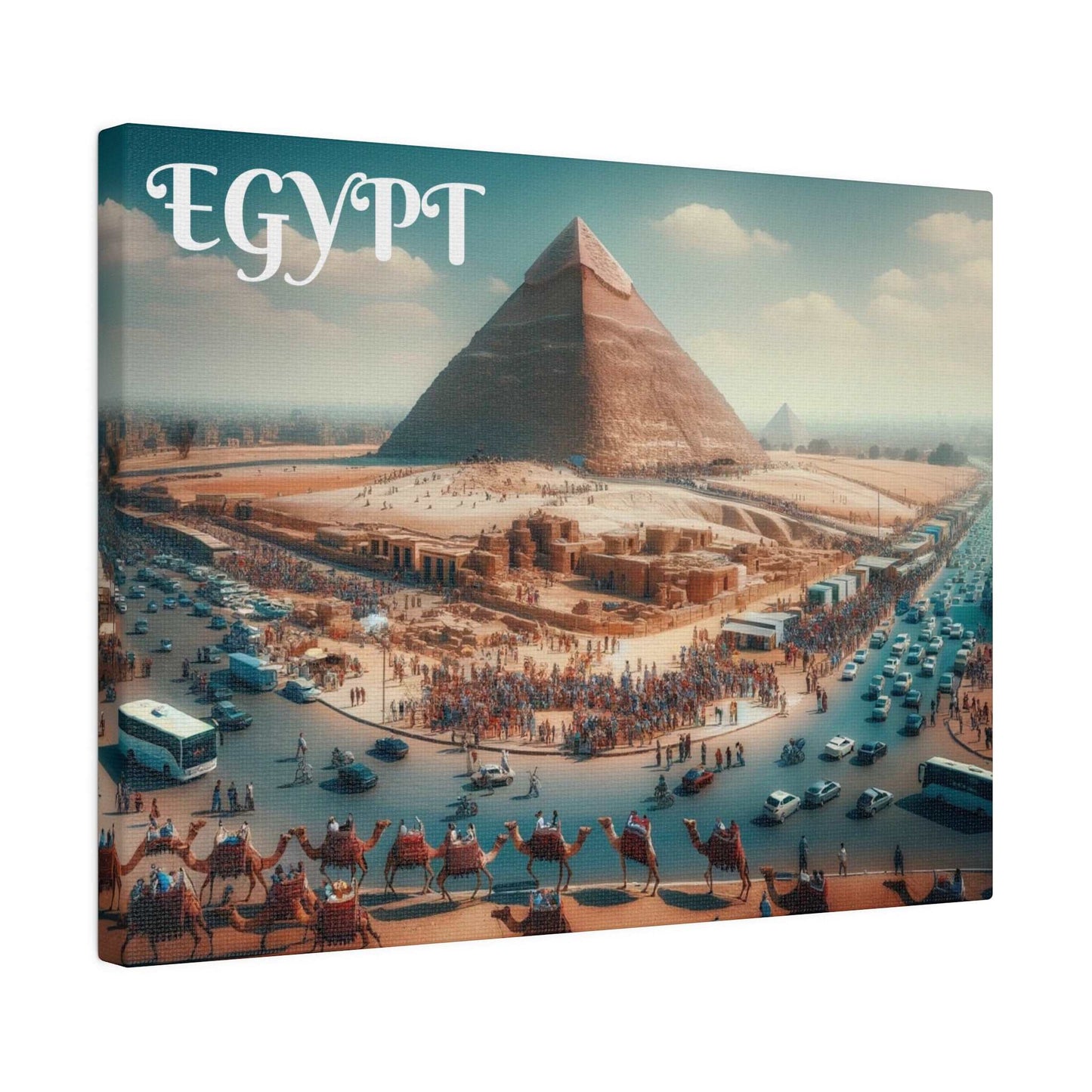 The Great Pyramids of Giza Canvas Art