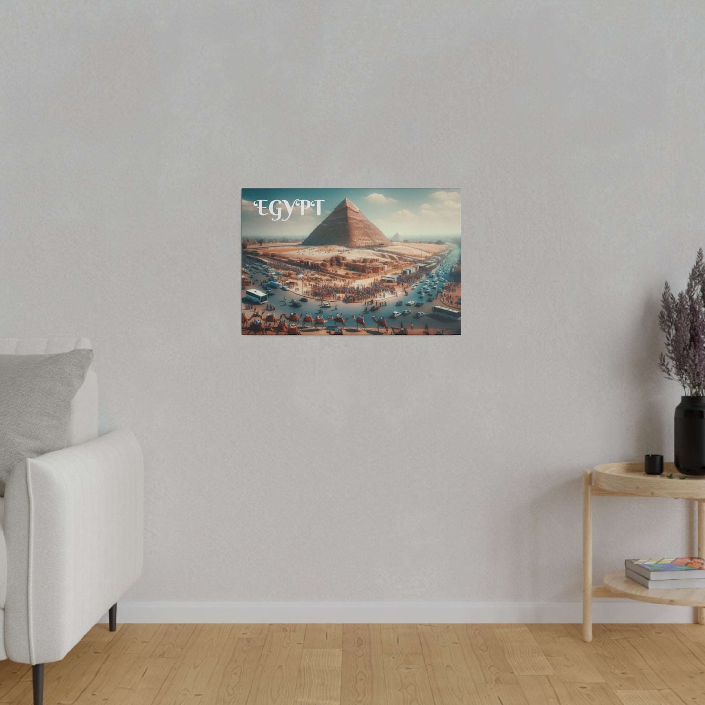 The Great Pyramids of Giza Canvas Art