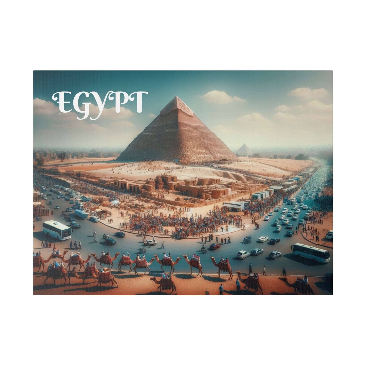 The Great Pyramids of Giza Canvas Art