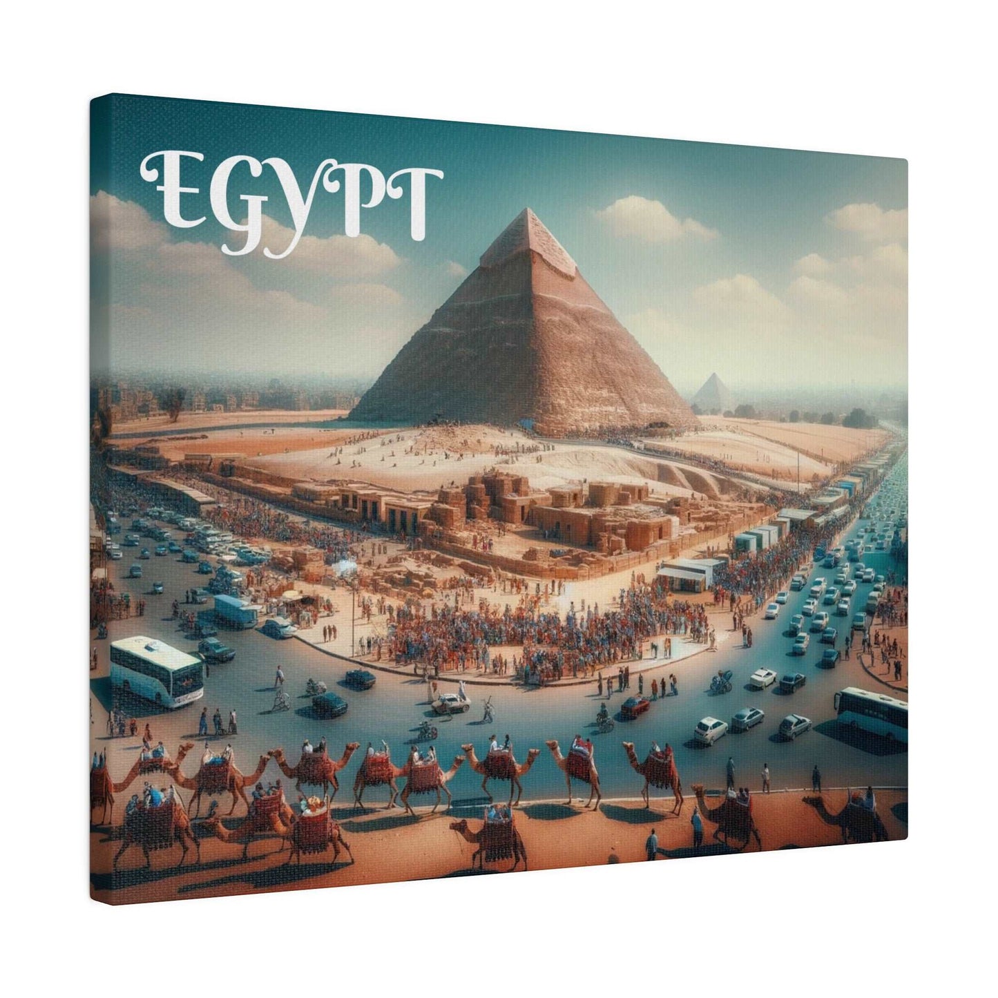 The Great Pyramids of Giza Canvas Art