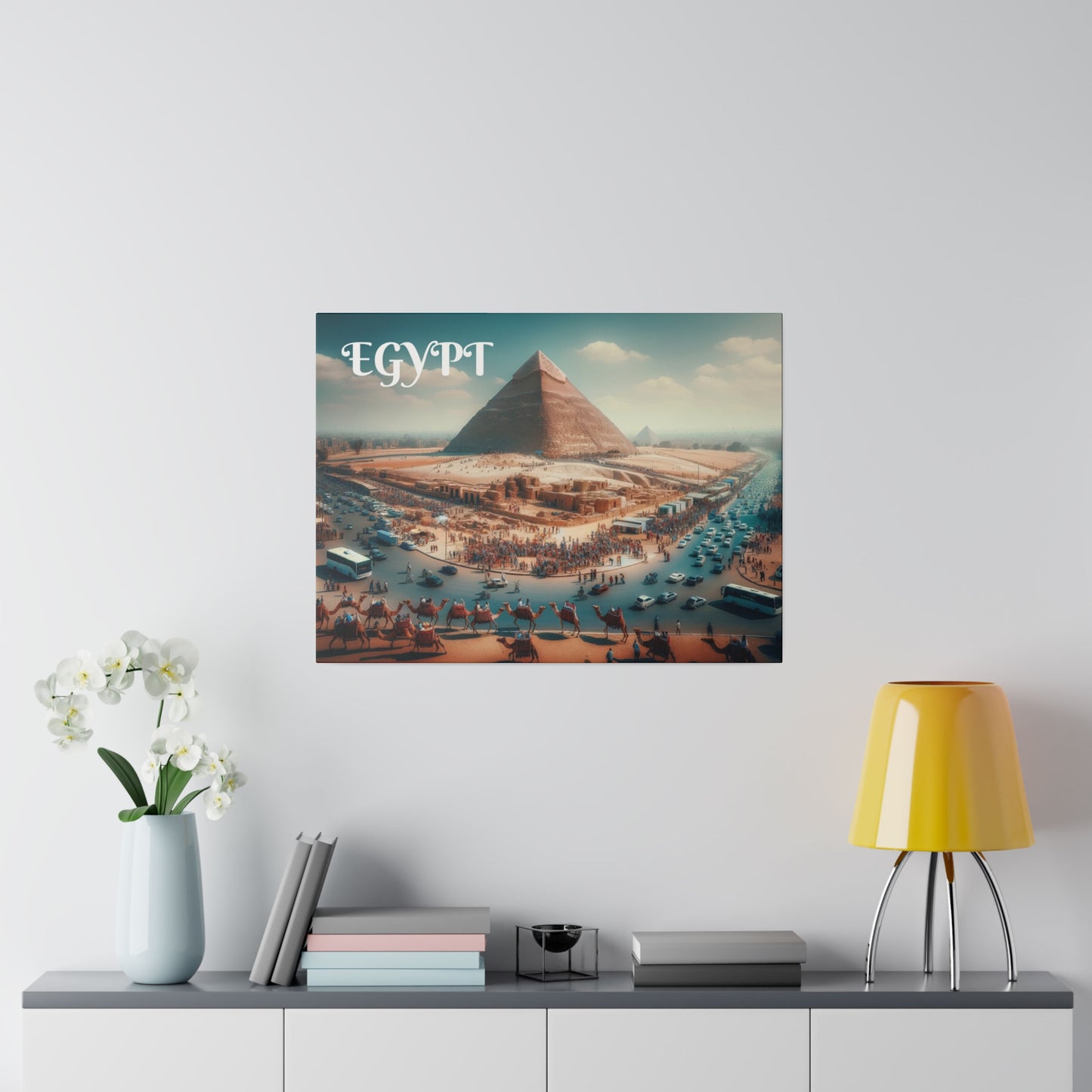 The Great Pyramids of Giza Canvas Art
