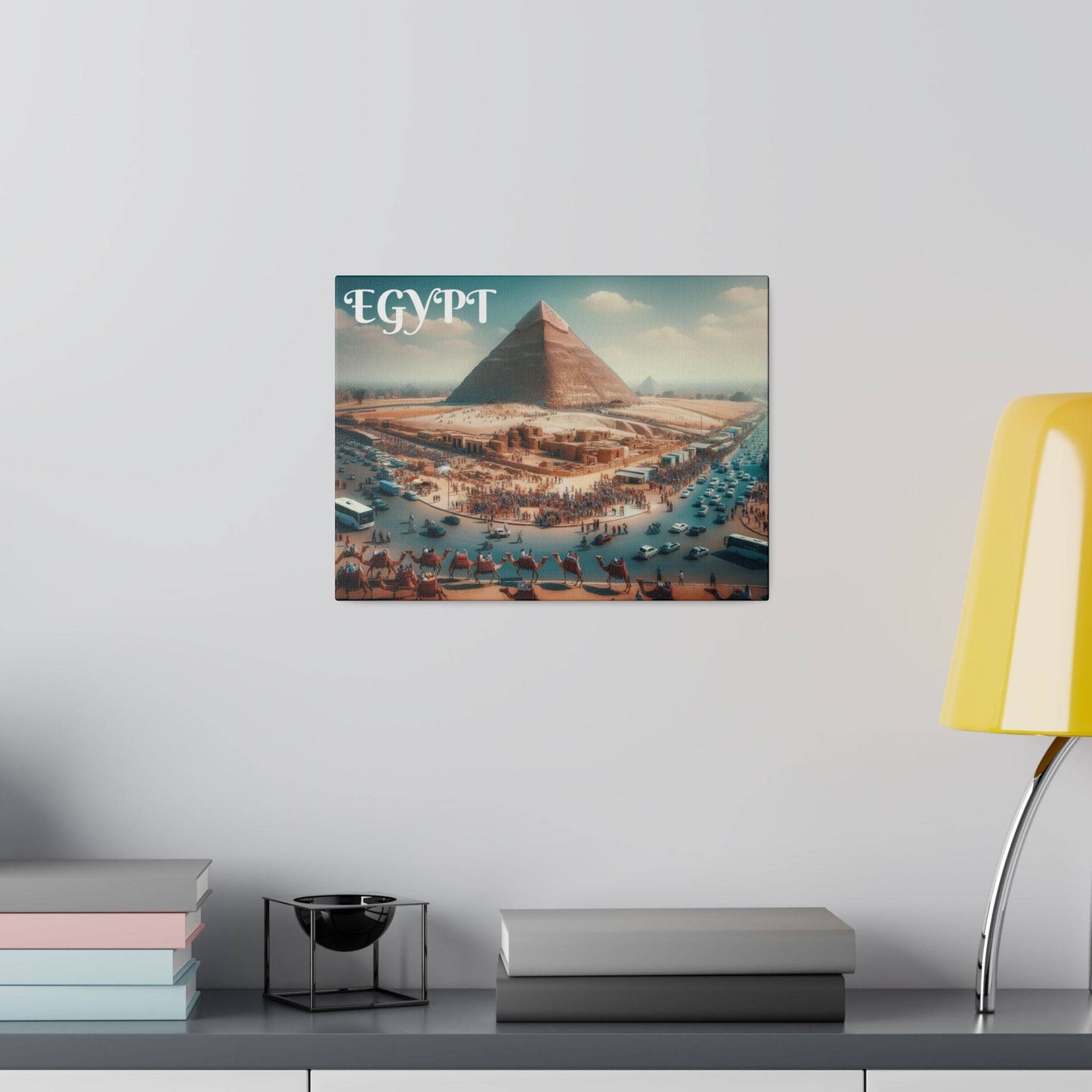 The Great Pyramids of Giza Canvas Art