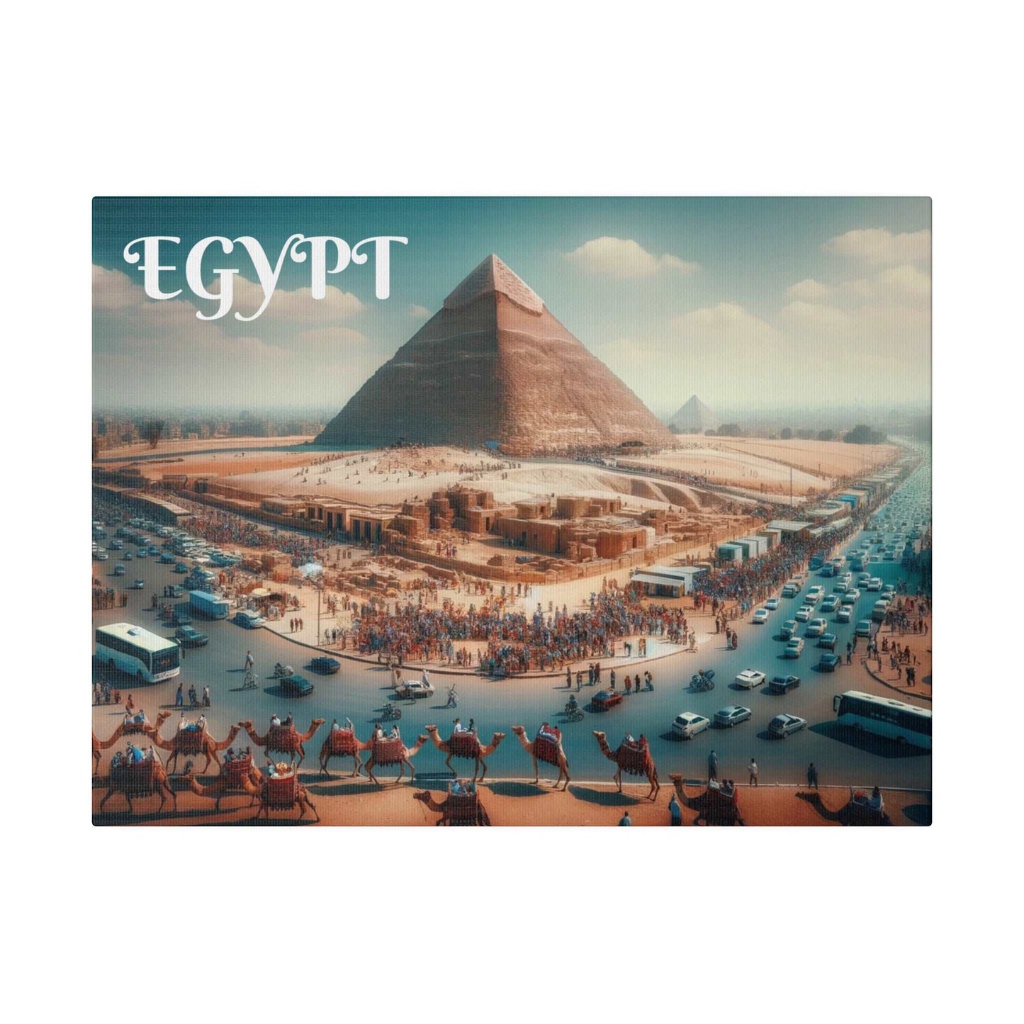 The Great Pyramids of Giza Canvas Art