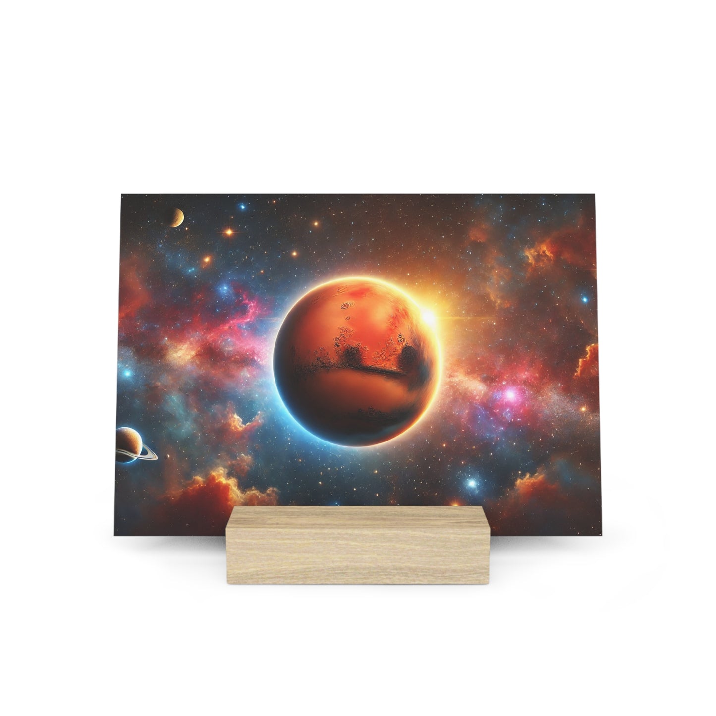 Mars Marvel: Abstract Space Gallery Board – Celestial Art