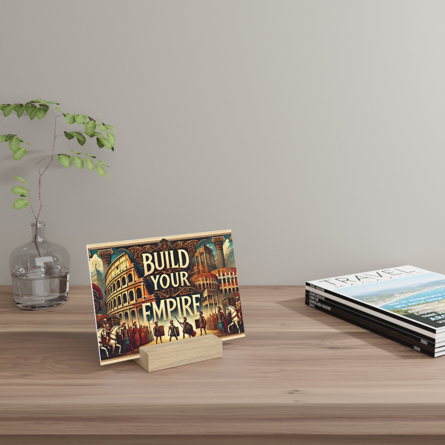 Build Your Empire: Motivational Gallery Board – Inspirational Art