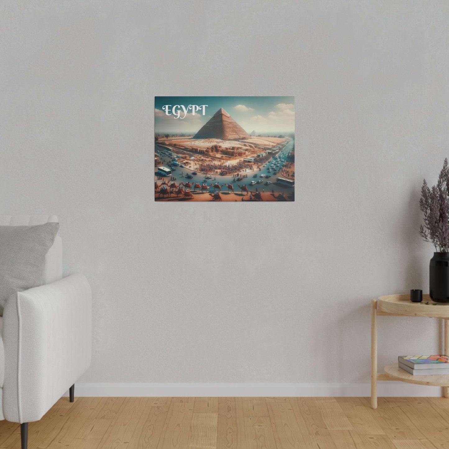 The Great Pyramids of Giza Canvas Art