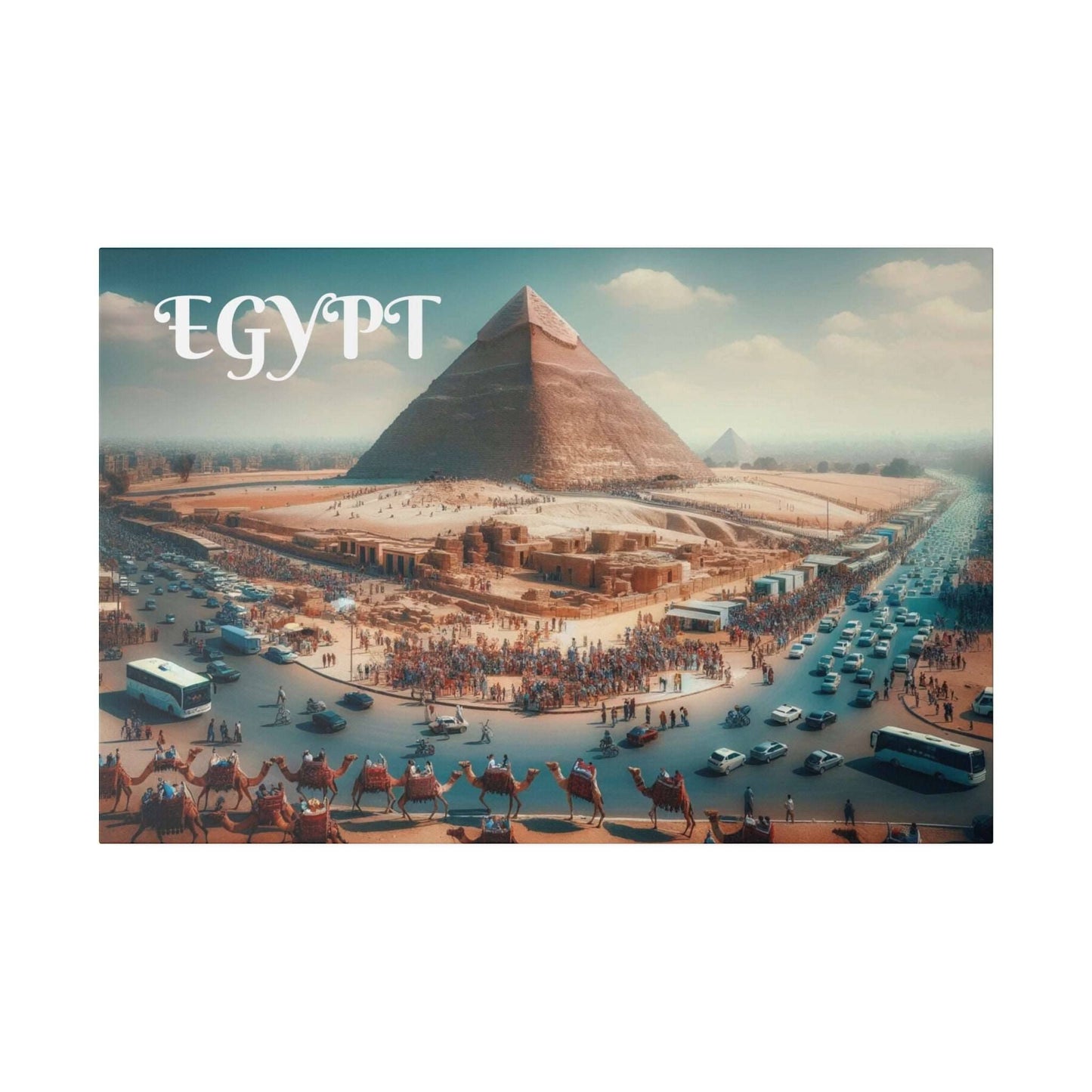 The Great Pyramids of Giza Canvas Art