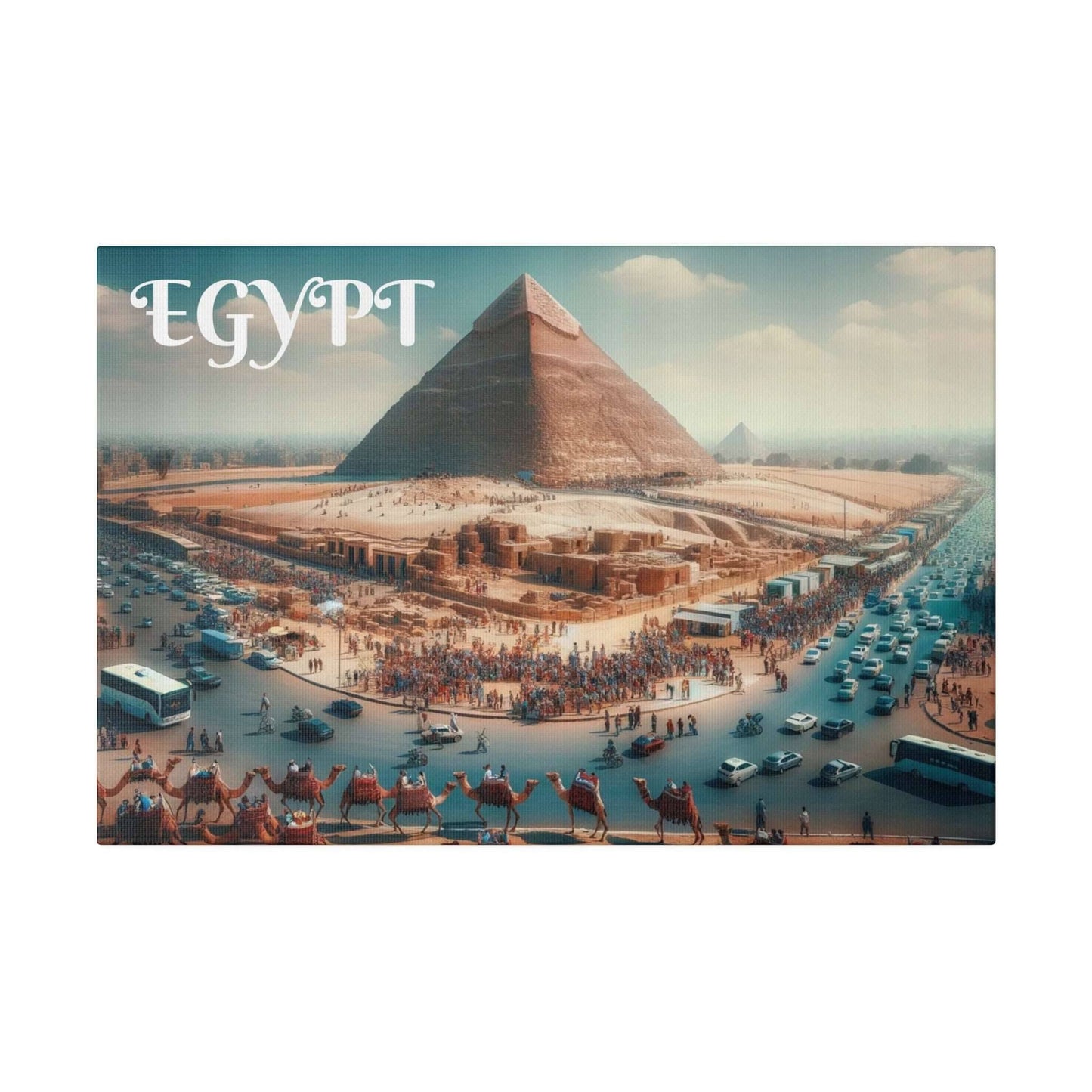 The Great Pyramids of Giza Canvas Art