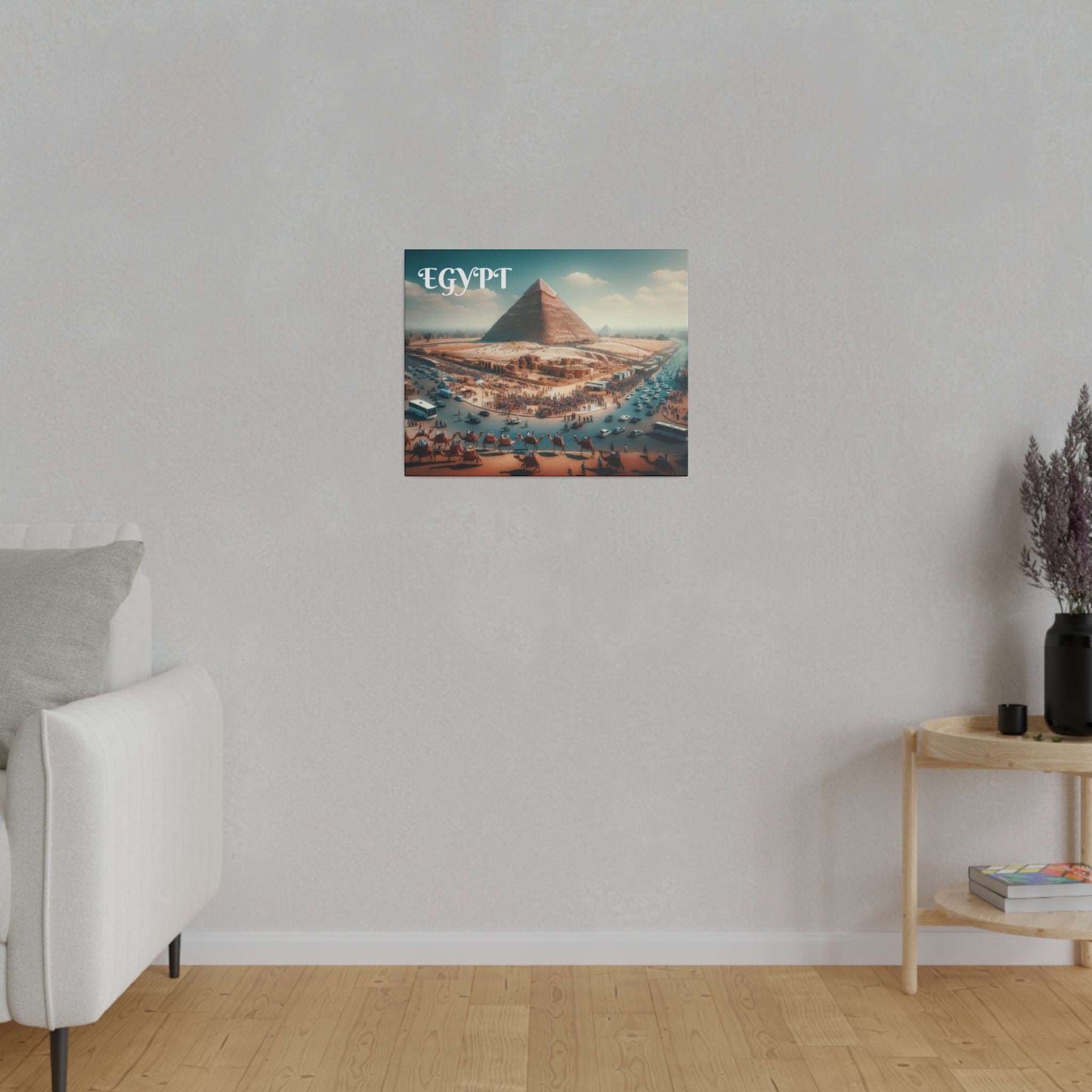 The Great Pyramids of Giza Canvas Art