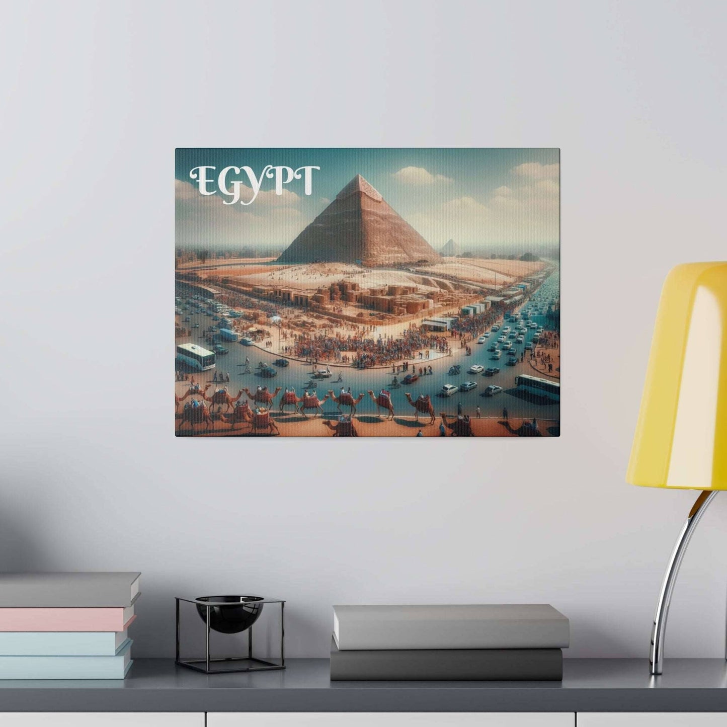 The Great Pyramids of Giza Canvas Art