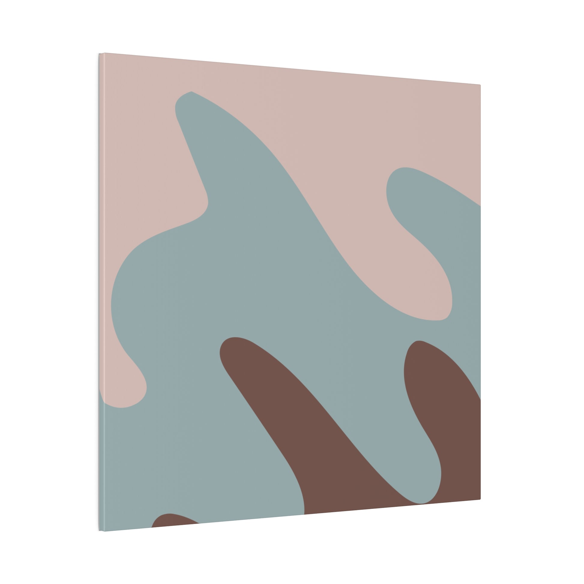 Abstract painting for home decor with a blend of soft pastel colors.