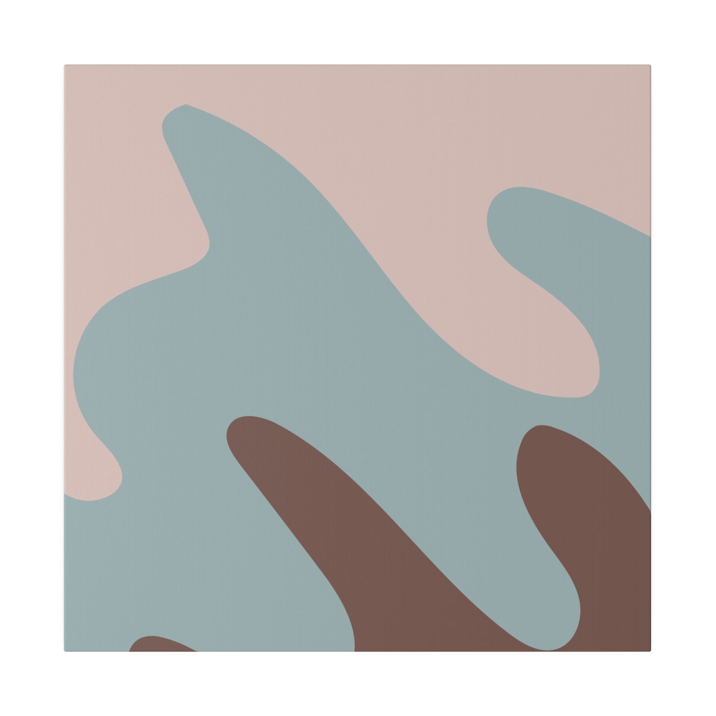 Elegant abstract art piece with a sophisticated blend of pastel colors and flowing organic shapes, perfect for modern decor.