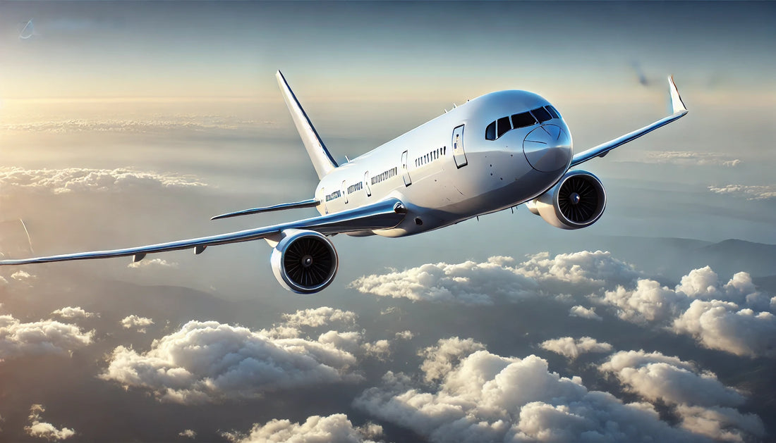 A Boeing 767 in flight, showcasing its sleek design and efficiency as a wide-body airliner. The aircraft is known for its reliability, passenger comfort, and operational versatility.