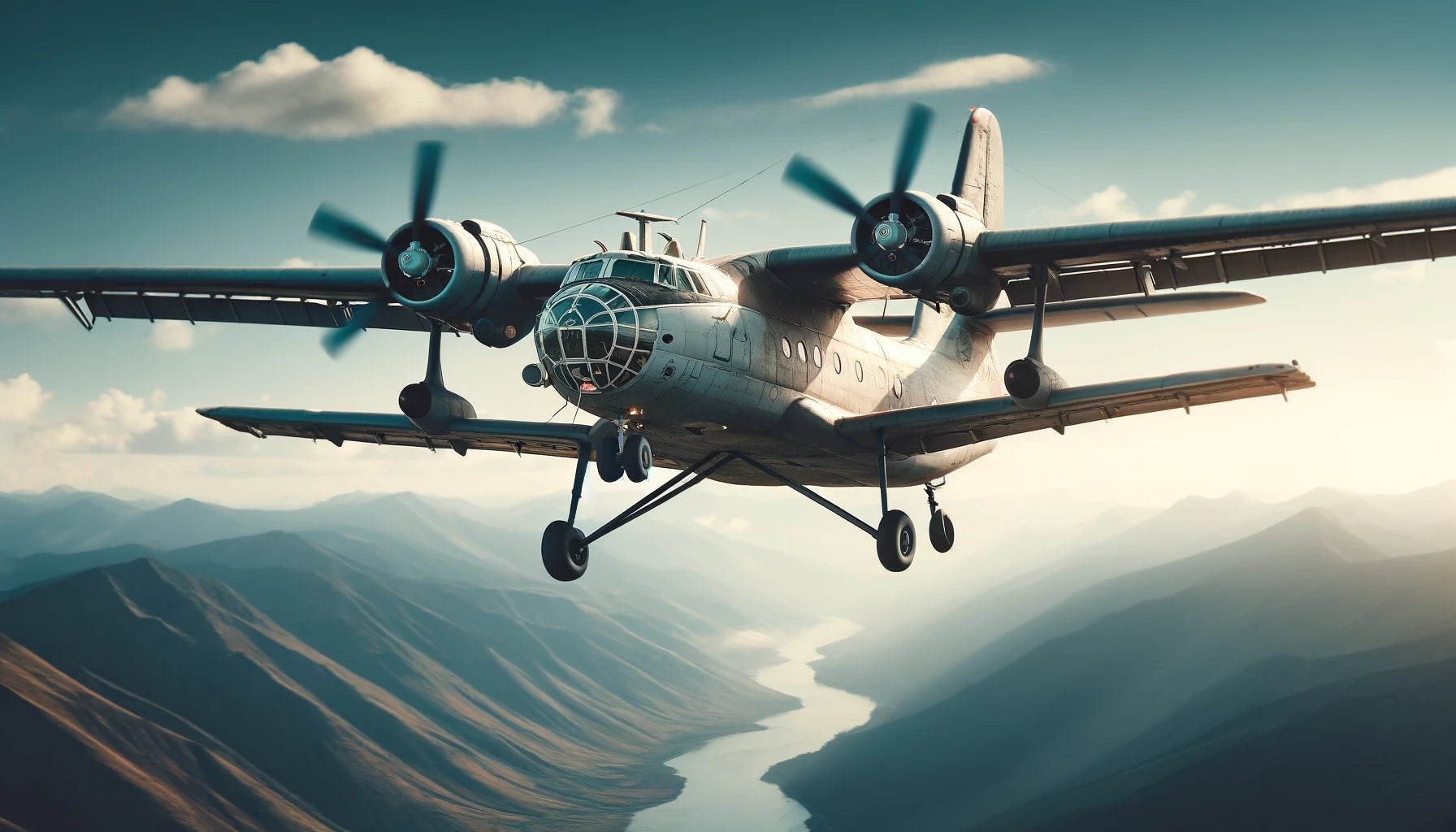 An Antonov An-2 in flight, showcasing its robust design and versatility as a utility aircraft. The aircraft is known for its ruggedness and reliability in various operations worldwide.
