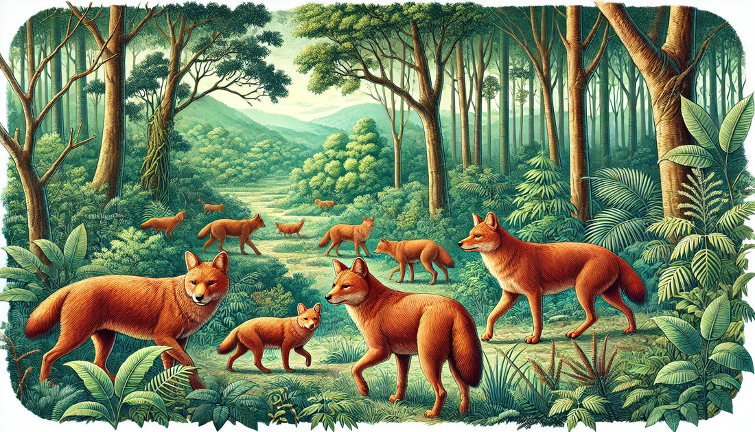 Dhole Map Ultimate Guide to Dholes: The Wild Dogs of Asia – Canvas4Everyone