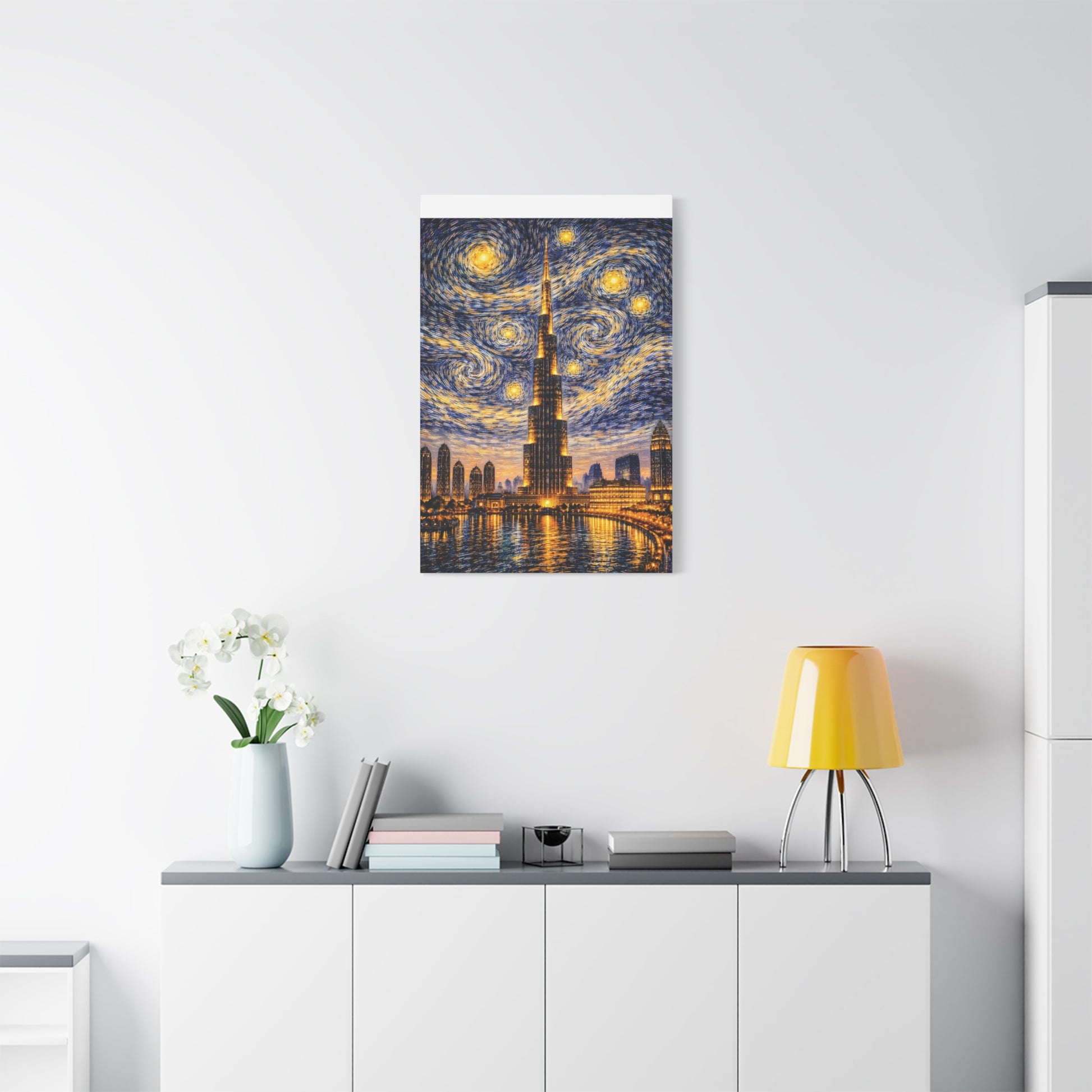 Burj Khalifa Beneath a Starry Sky – Van Gogh Inspired canvas wall art, product image 58 of 68