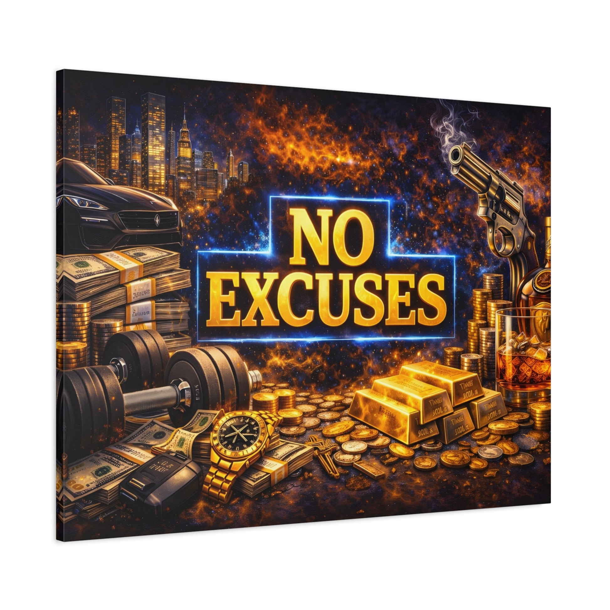 No Excuses – Luxury Motivation canvas wall art, product image 67 of 84