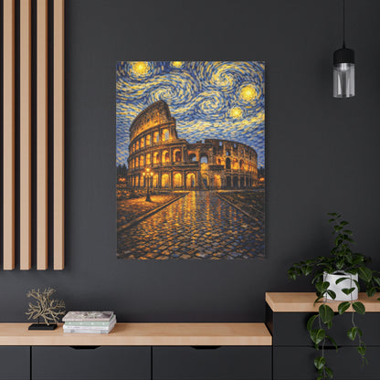The Colosseum Under a Starry Sky – Van Gogh Inspired Canvas Print in Van Gogh style canvas art, product image 60 of 60