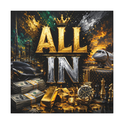 All In – Luxury Entrepreneur canvas wall art, product image 10 of 40