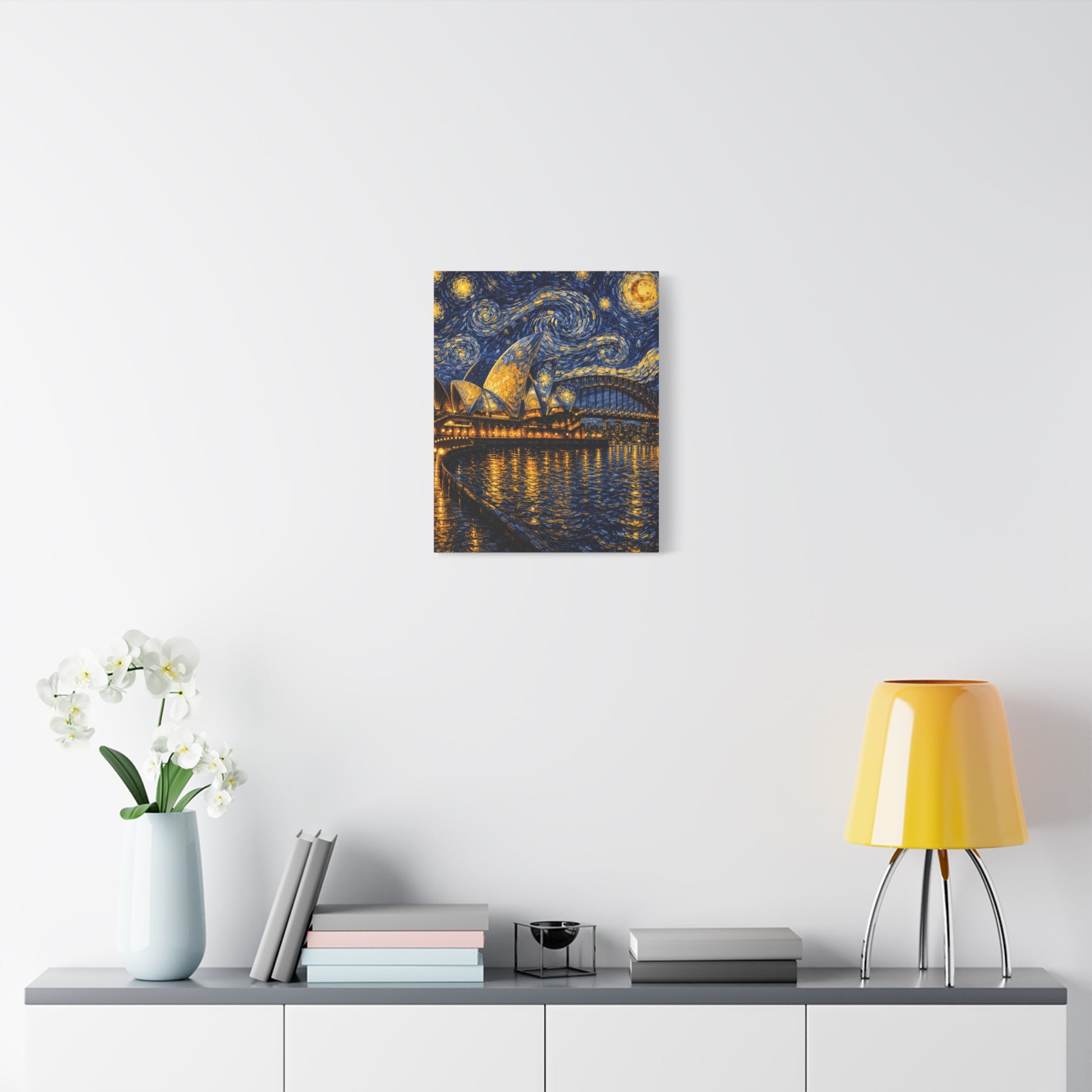Sydney Opera House in a Starry Dream – Van Gogh Inspired Canvas Print in Van Gogh style canvas art, product image 32 of 60