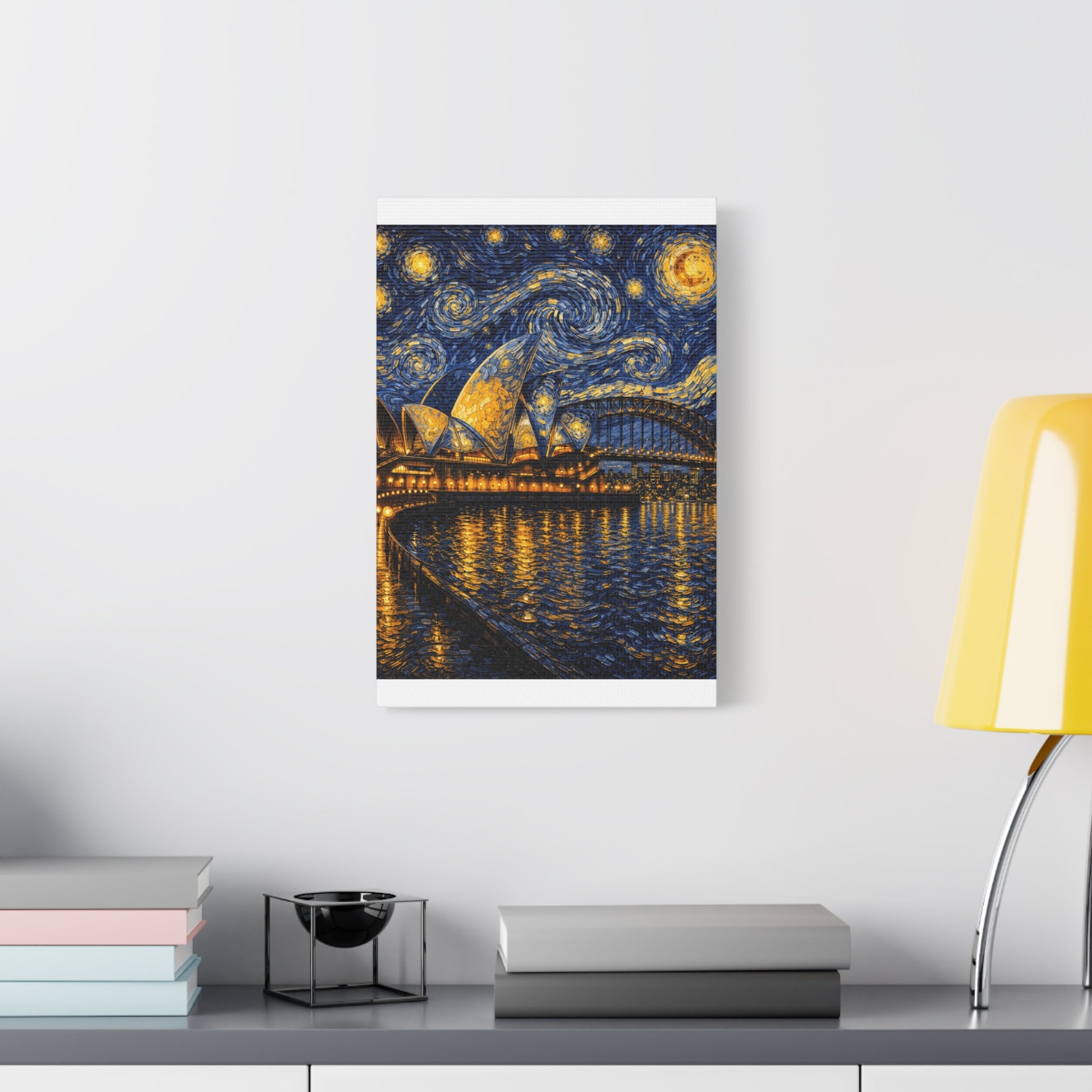 Sydney Opera House in a Starry Dream – Van Gogh Inspired Canvas Print in Van Gogh style canvas art, product image 29 of 60