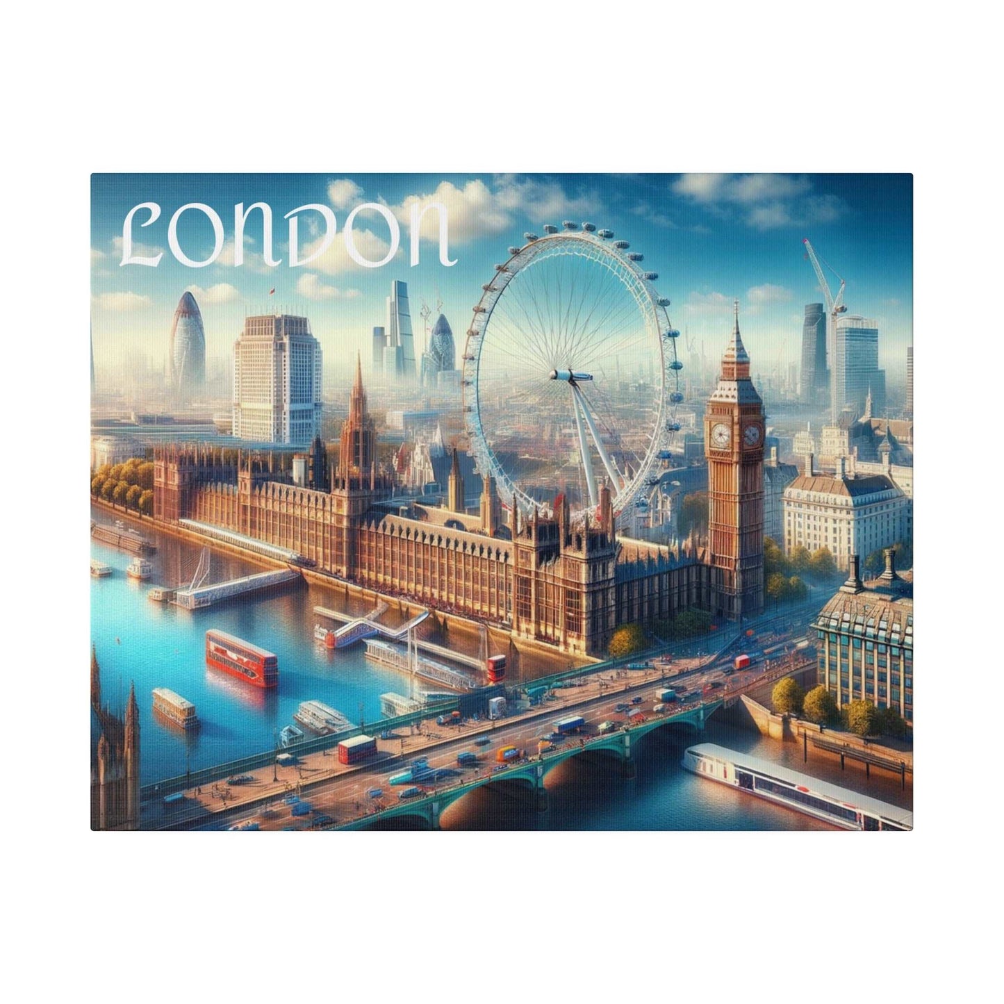 London Skyline Canvas Art