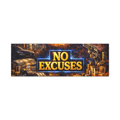 No Excuses – Luxury Motivation canvas wall art, product image 13 of 84