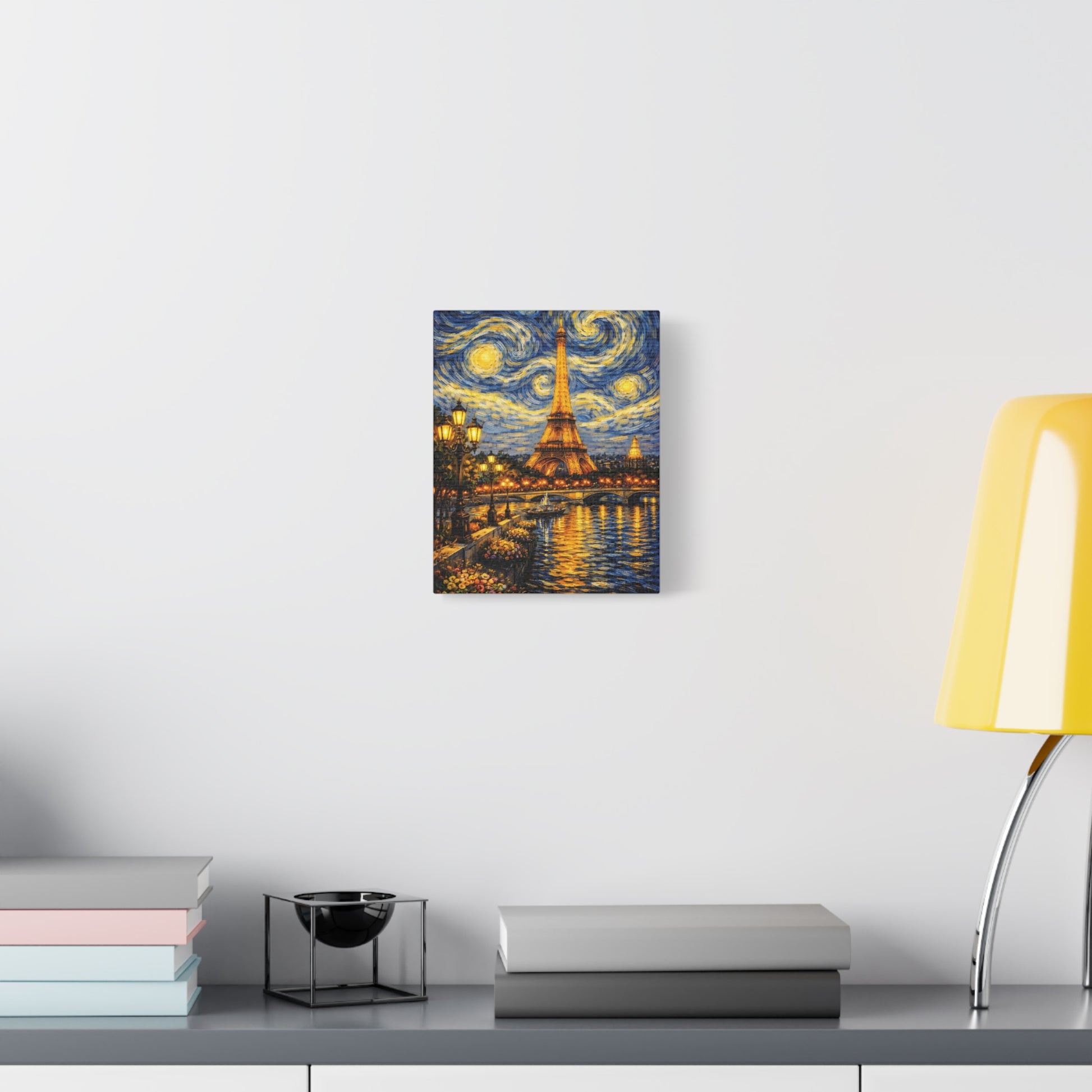 Paris in a Starry Dream – Eiffel Tower Van Gogh Inspired Canvas Print in Van Gogh style canvas art, product image 18 of 64