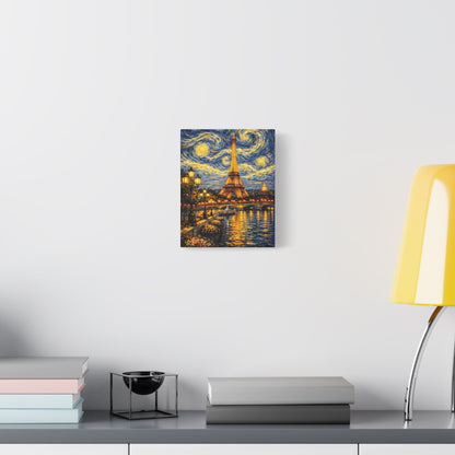 Paris in a Starry Dream – Eiffel Tower Van Gogh Inspired Canvas Print in Van Gogh style canvas art, product image 18 of 64