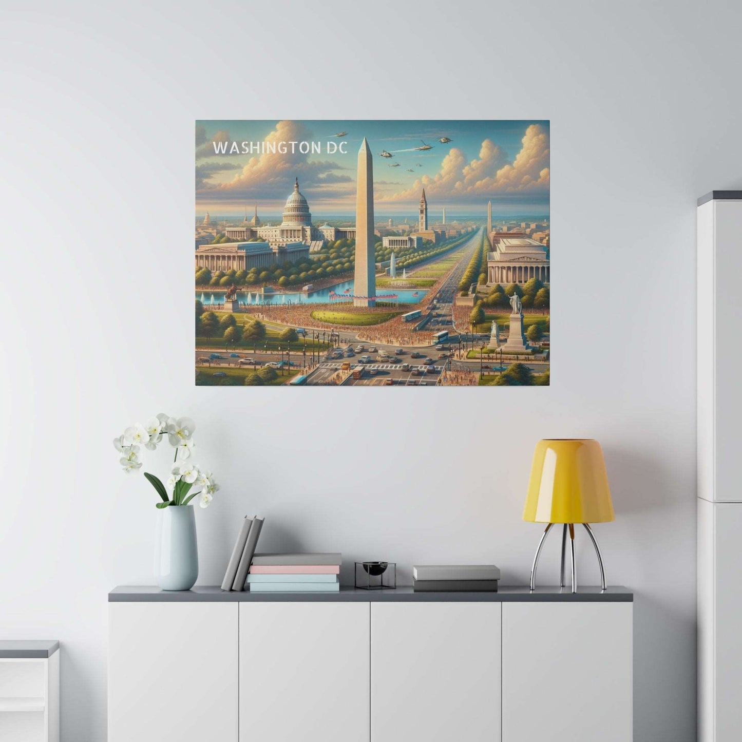 Washington DC Skyline Canvas Art