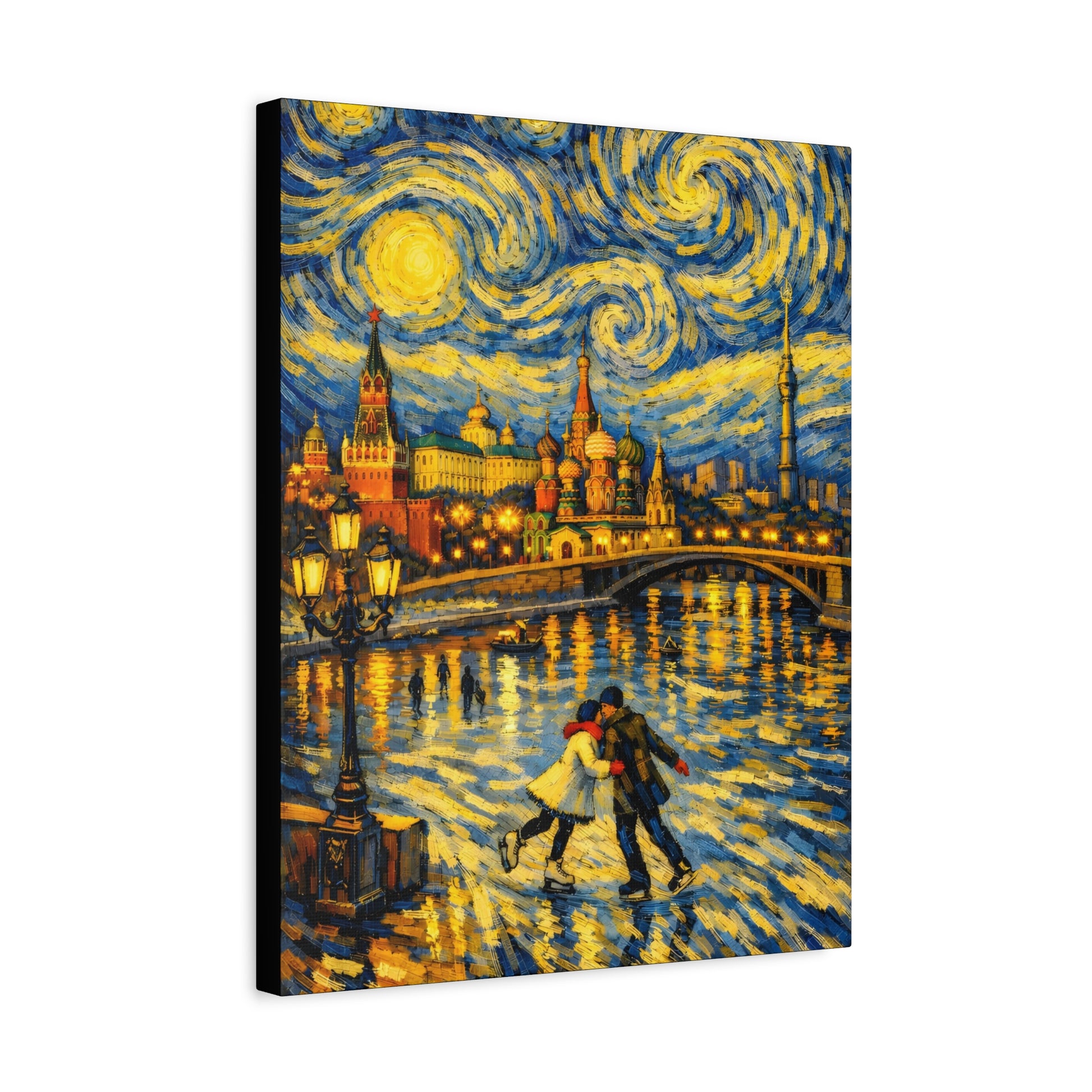 Moscow in a Starry Night – Van Gogh Inspired Canvas Print in Van Gogh style canvas art, product image 33 of 68