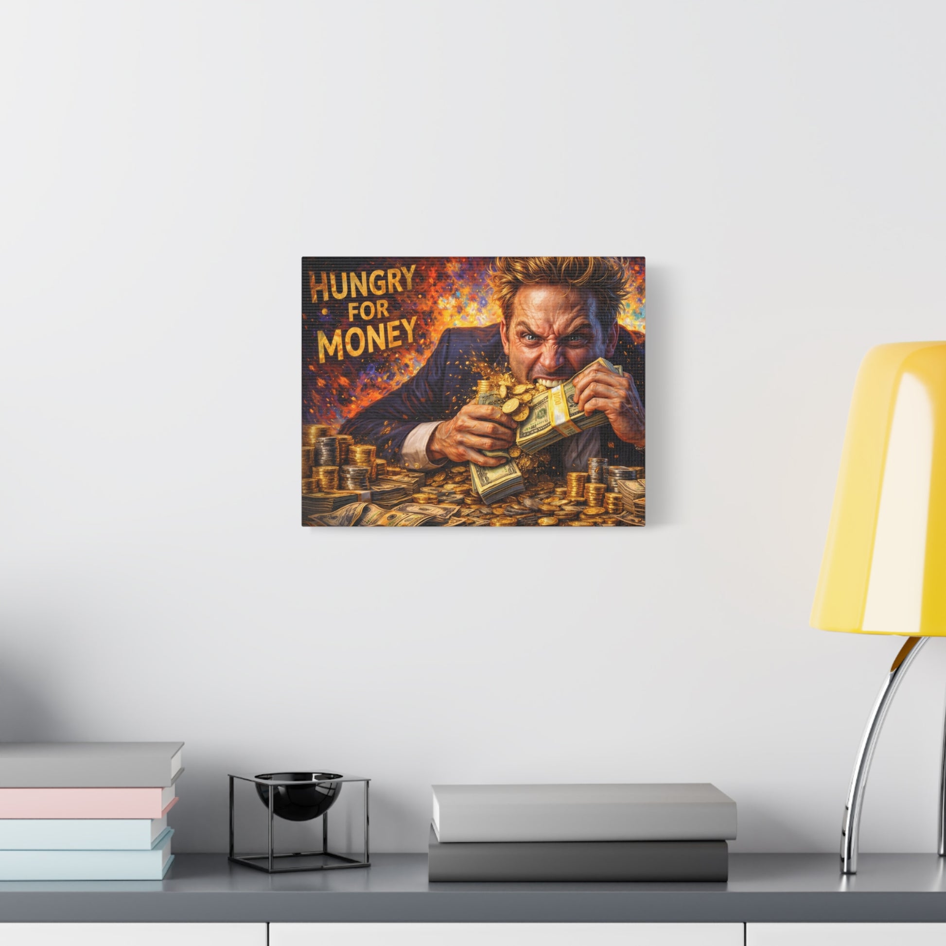 Hungry for Money – Entrepreneur Mindset canvas wall art, product image 24 of 64