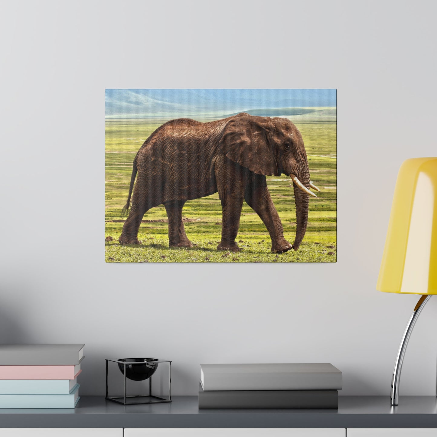 Majestic Savannah Elephant - Wildlife Canvas Art