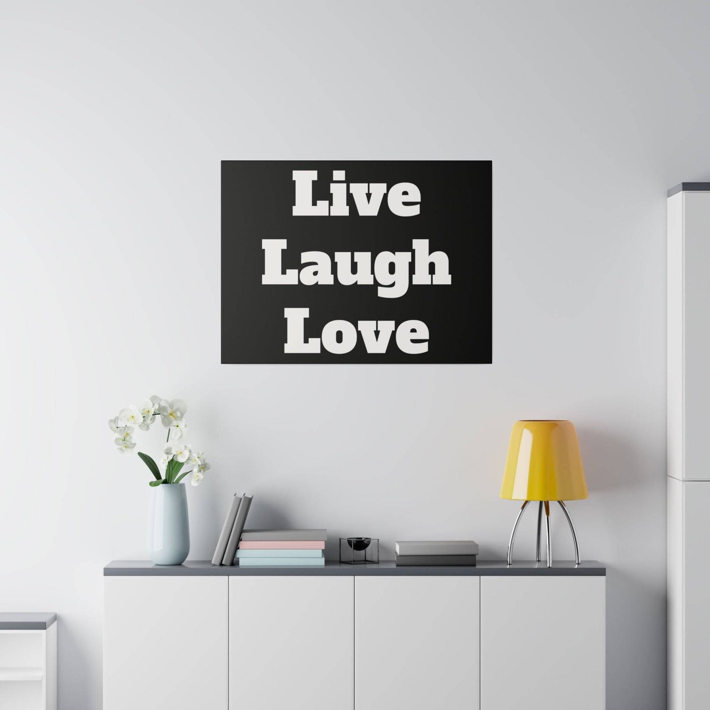 Live, Laugh, Love: Inspirational Canvas Art