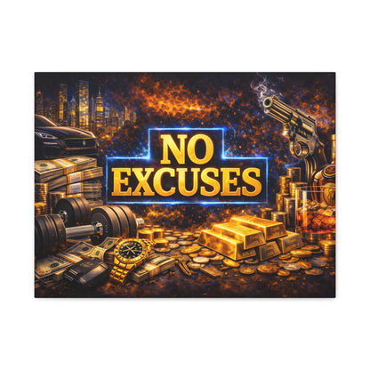 No Excuses – Luxury Motivation canvas wall art, product image 8 of 84