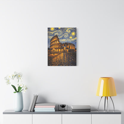 The Colosseum Under a Starry Sky – Van Gogh Inspired Canvas Print in Van Gogh style canvas art, product image 38 of 60
