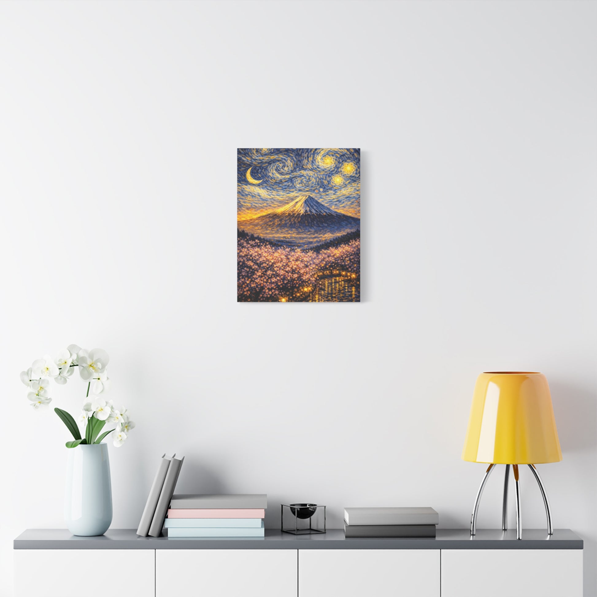 Mount Fuji Under a Starry Sky – Van Gogh Inspired canvas wall art, product image 33 of 64